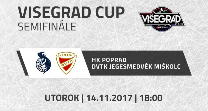 Nitra a Poprad v semifinále play-off Vyšehradského pohára